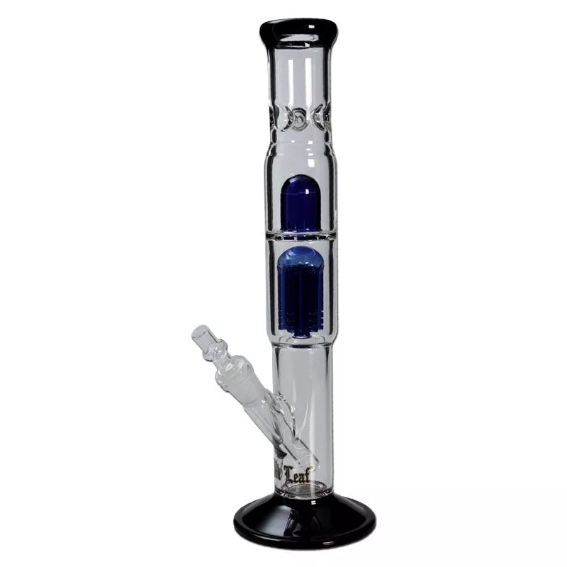 Black Leaf - 38cm Glass (5mm) BB Bong - Image 2