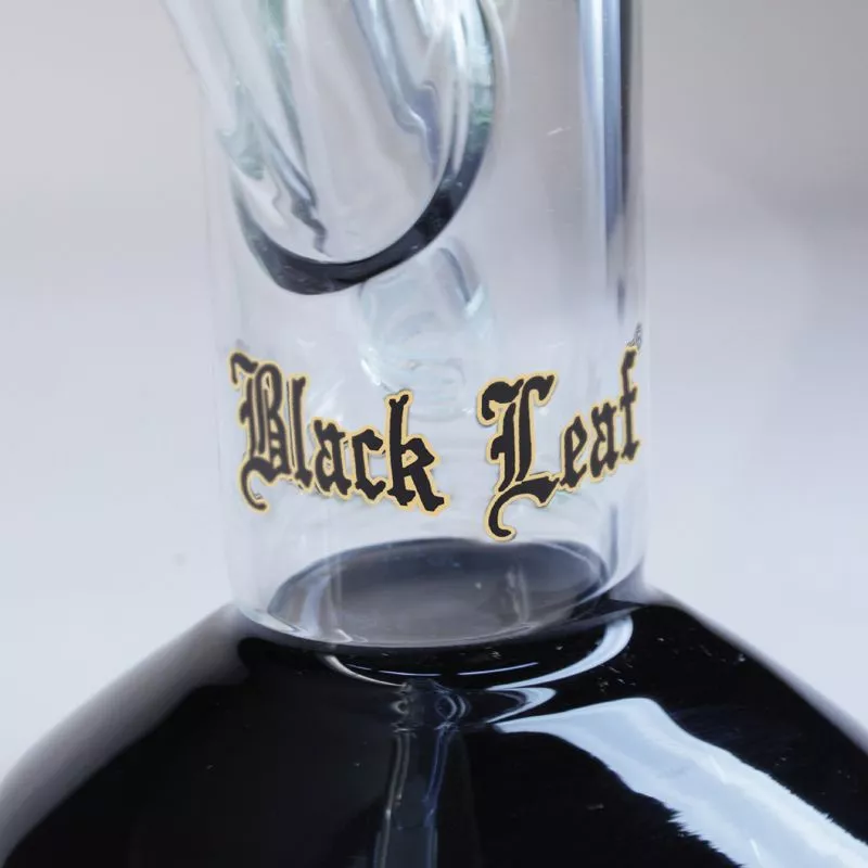 Black Leaf - 38cm Glass (5mm) BB Bong